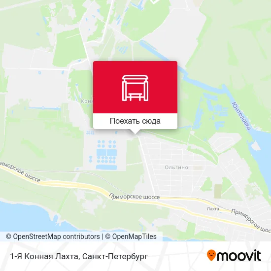 Карта 1-Я Конная Лахта