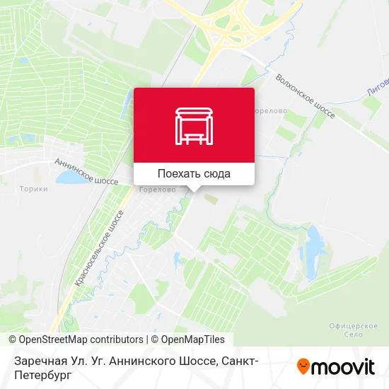 Карта Заречная Ул. Уг. Аннинского Шоссе