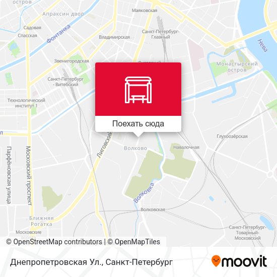 Карта Днепропетровская Ул.