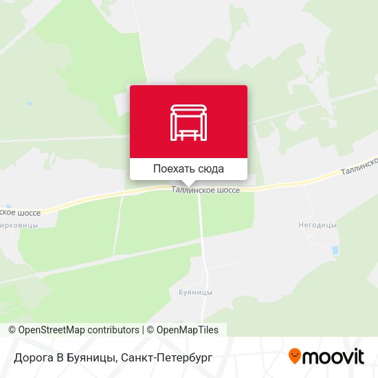 Карта Дорога В Буяницы