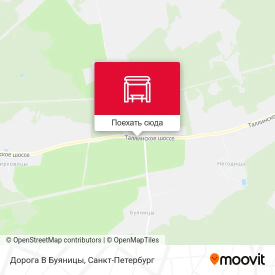 Карта Дорога В Буяницы