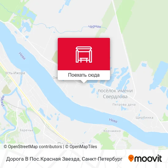 Карта Дорога В Пос.Красная Звезда