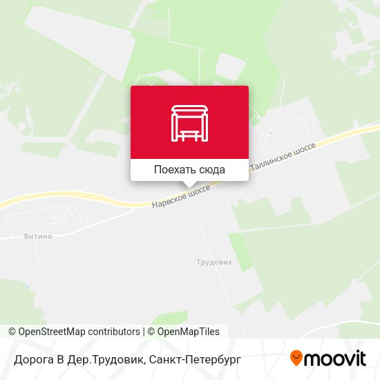Карта Дорога В Дер.Трудовик