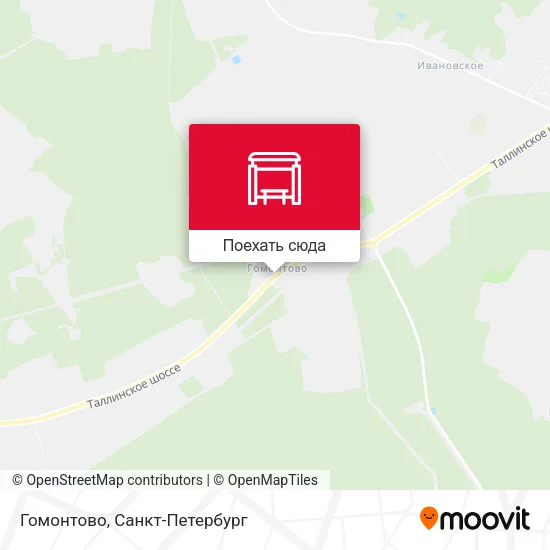 Карта Гомонтово