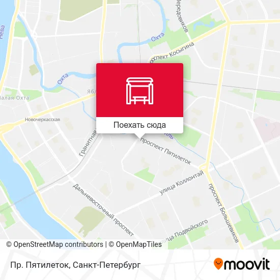 Карта Пр. Пятилеток