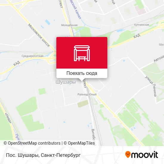 Карта Пос. Шушары