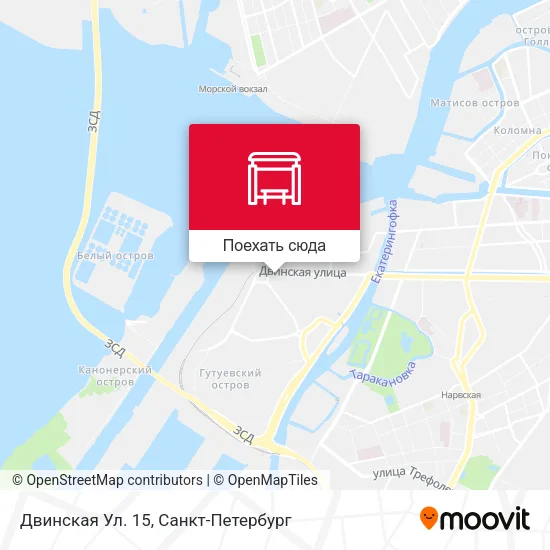 Карта Двинская Ул. 15