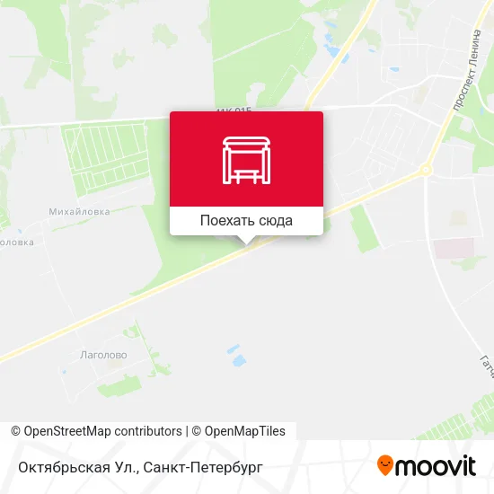 Карта Октябрьская Ул.