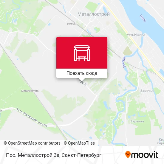 Карта Пос. Металлострой 3а