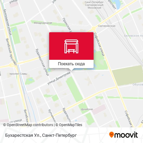 Карта Бухарестская Ул.