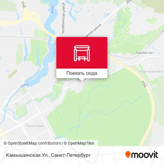 Карта Камышинская Ул.