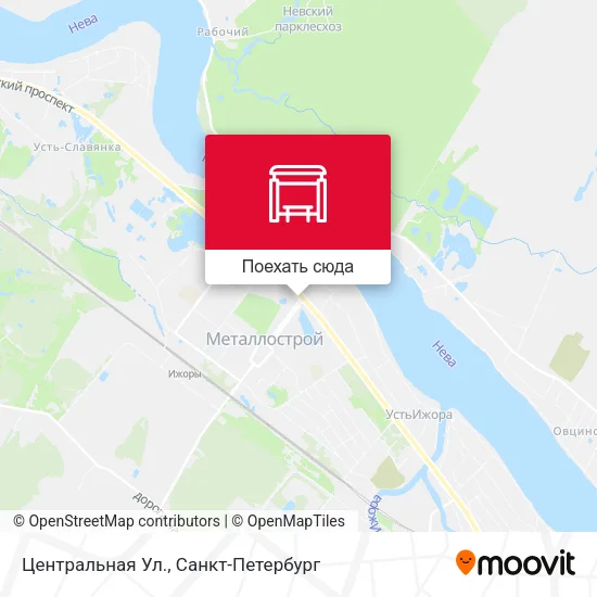 Карта Центральная Ул.