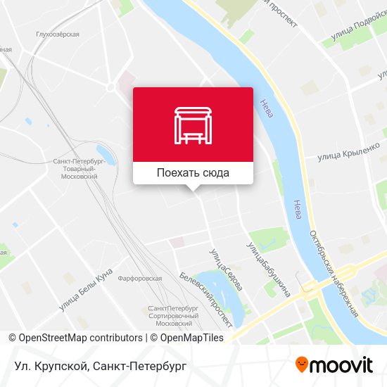 Карта Ул. Крупской