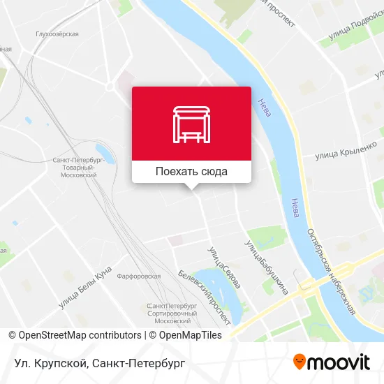 Карта Ул. Крупской