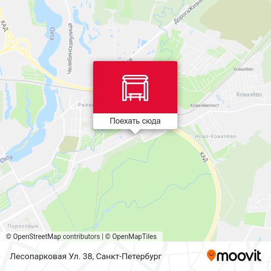Карта Лесопарковая Ул. 38
