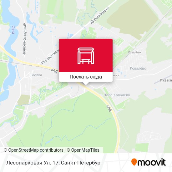Карта Лесопарковая Ул. 17