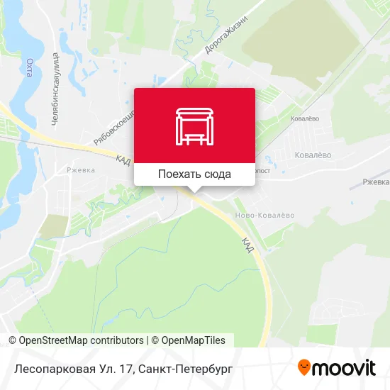 Карта Лесопарковая Ул. 17