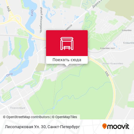Карта Лесопарковая Ул. 30