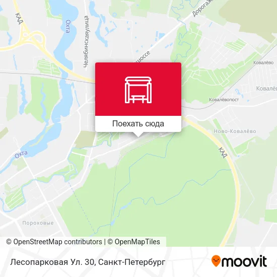 Карта Лесопарковая Ул. 30