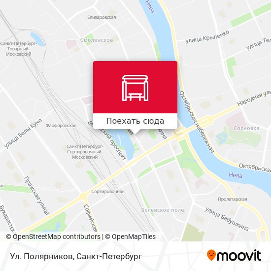 Карта Ул. Полярников