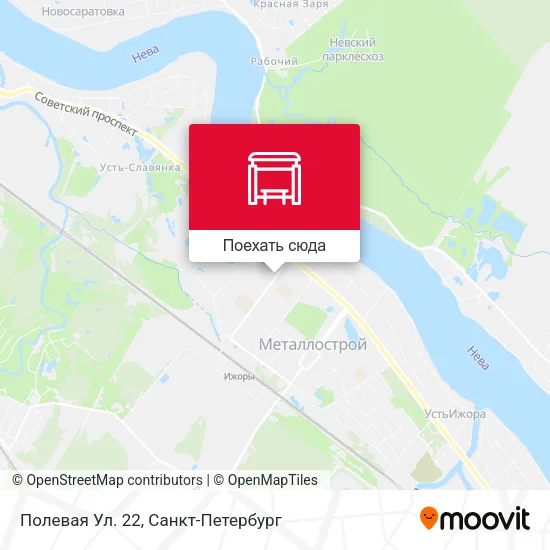 Карта Полевая Ул. 22