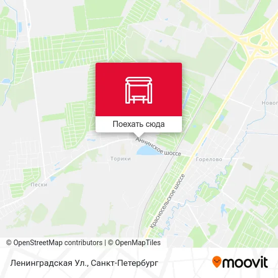 Карта Ленинградская Ул.