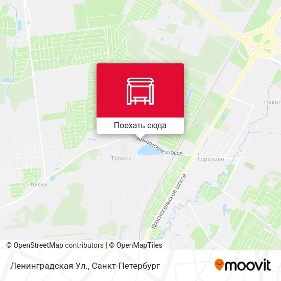Карта Ленинградская Ул.