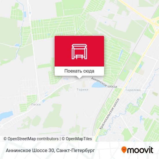 Карта Аннинское Шоссе 30