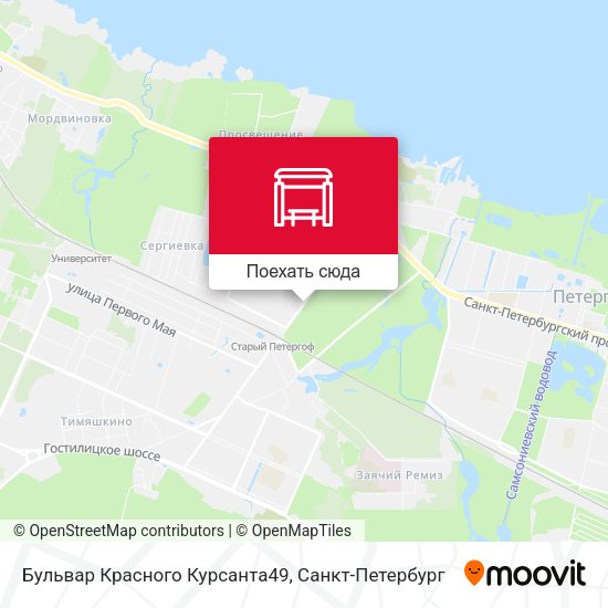 Карта Бульвар Красного Курсанта49