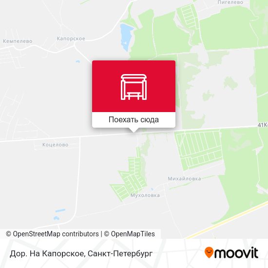 Карта Дор. На Капорское