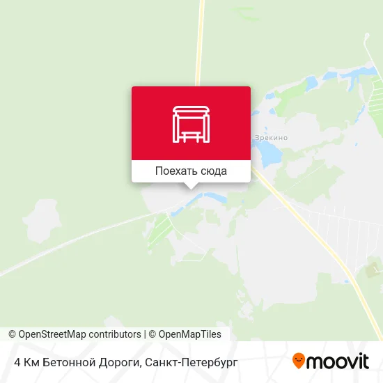 Карта 4 Км Бетонной Дороги