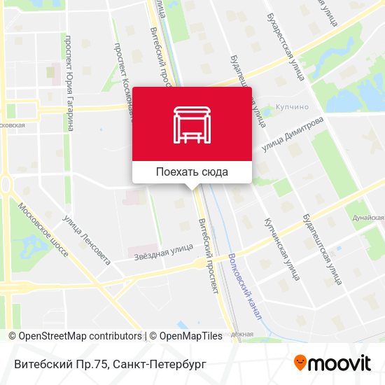 Карта Витебский Пр.75