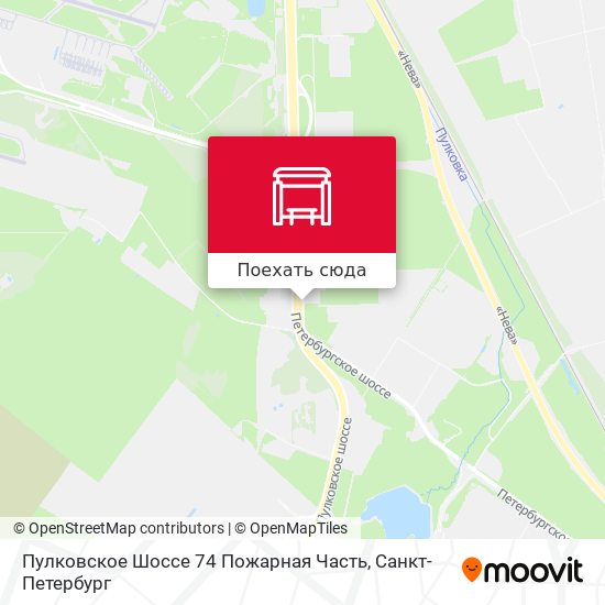 Карта Пулковское Шоссе 74 Пожарная Часть