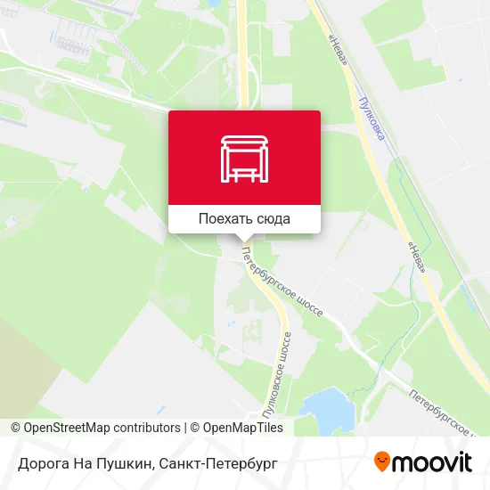 Карта Дорога На Пушкин