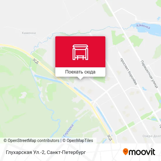 Карта Глухарская Ул.-2