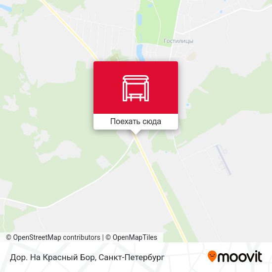 Карта Дор. На Красный Бор