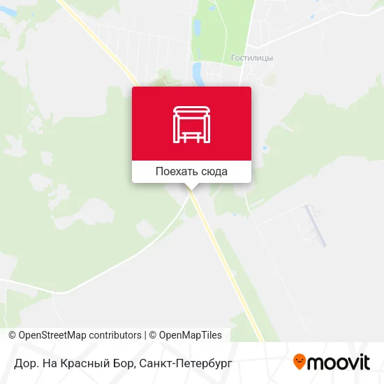 Карта Дор. На Красный Бор