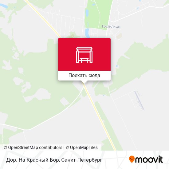 Карта Дор. На Красный Бор