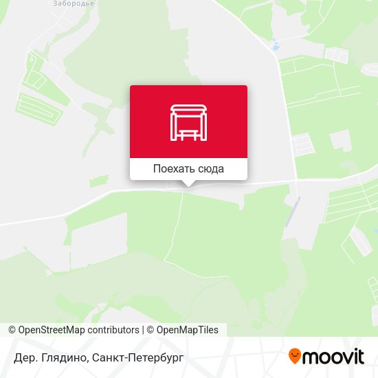 Карта Дер. Глядино