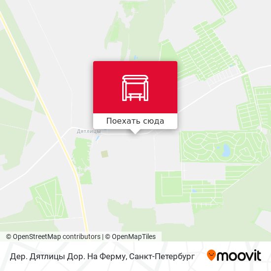 Карта Дер. Дятлицы Дор. На Ферму
