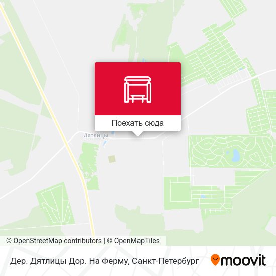 Карта Дер. Дятлицы Дор. На Ферму