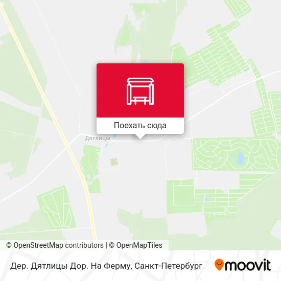 Карта Дер. Дятлицы Дор. На Ферму