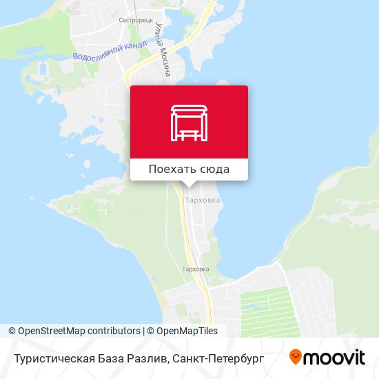 Карта Туристическая База Разлив