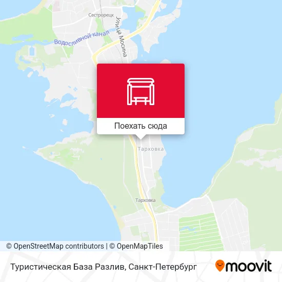 Карта Туристическая База Разлив