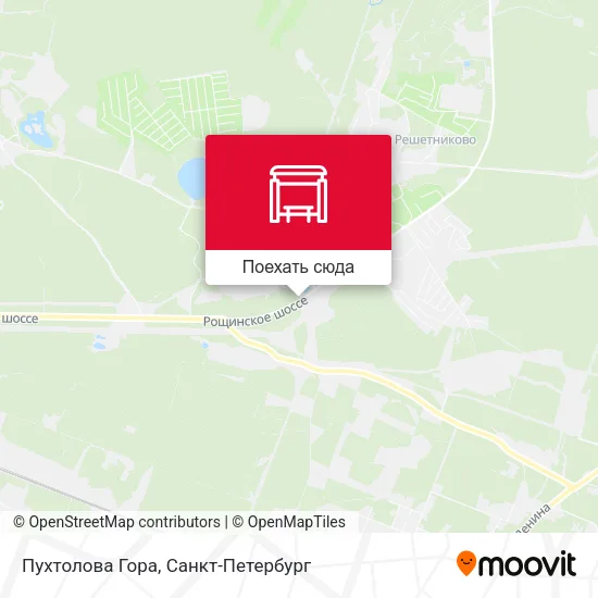 Карта Пухтолова Гора