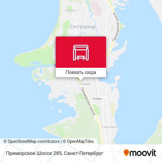 Карта Приморское Шоссе 285