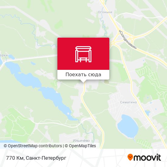Карта 770 Км