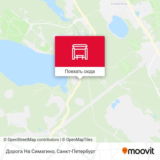 Карта Дорога На Симагино