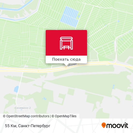Карта 55 Км