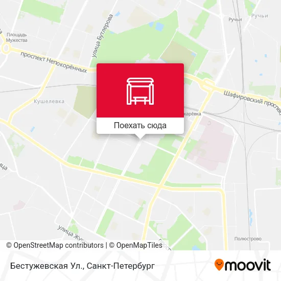 Карта Бестужевская Ул.